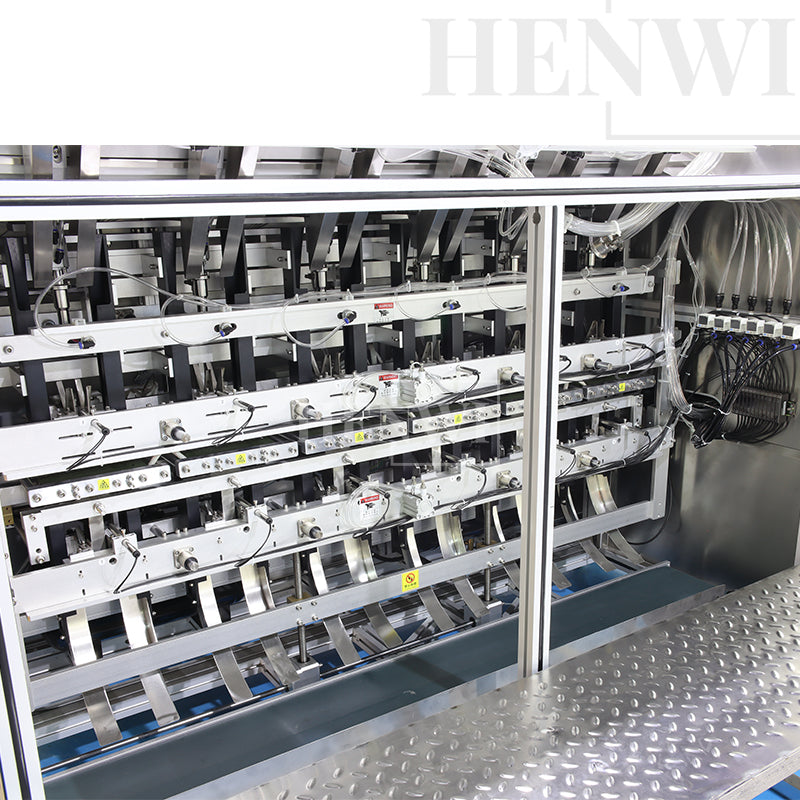 8 nozzles facial mask filling and sealing machine