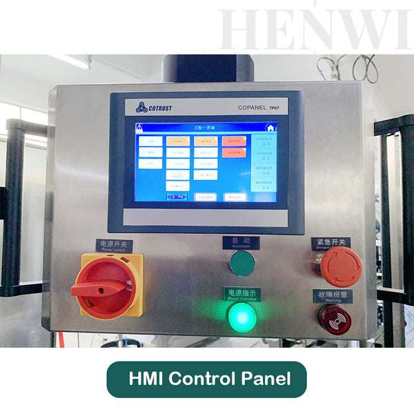 Henwi Automatic 4 Tracking Heads Paste Liquid Filling Machine