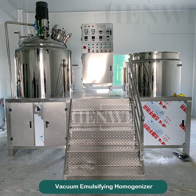 1000L semi-automatic cosmetic cream & lotion production line