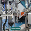 Semi-automatic tube filling and ultrasound sealing machine