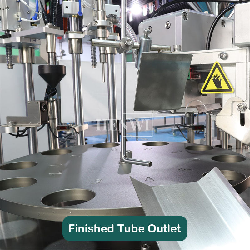 Semi-automatic tube filling and ultrasound sealing machine
