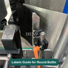 Automatic round and square bottle labeling machine with cover
