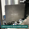 Automatic round and square bottle labeling machine with cover