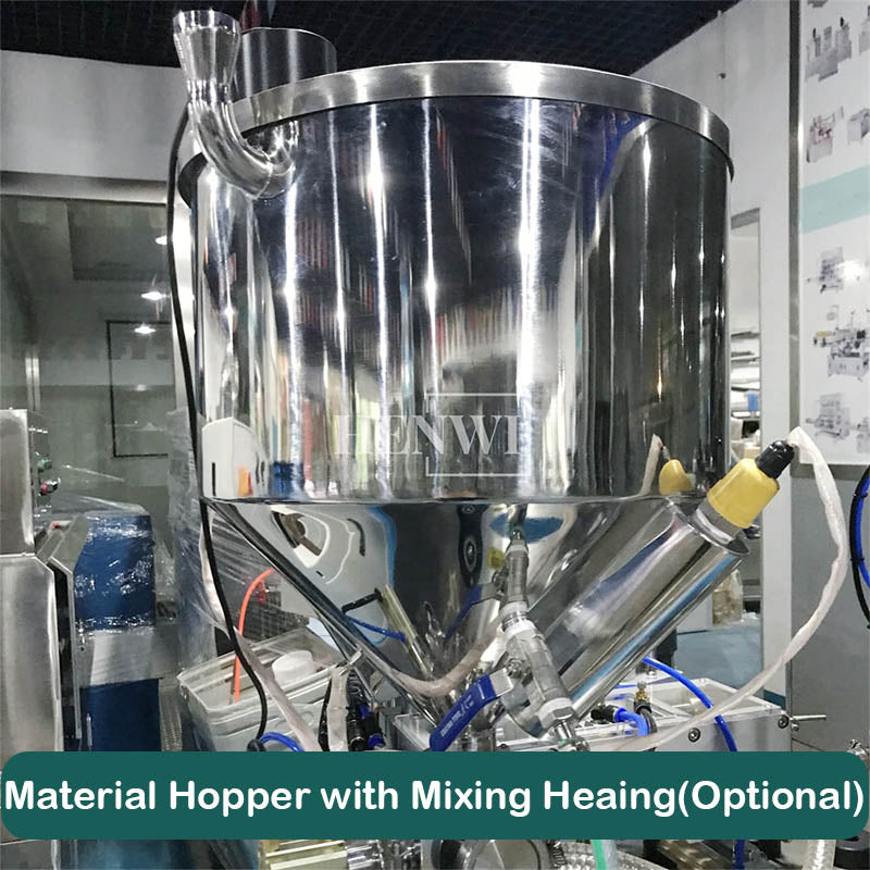 Semi-automatic tube filling and ultrasound sealing machine