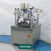 Semi-automatic tube filling and ultrasound sealing machine