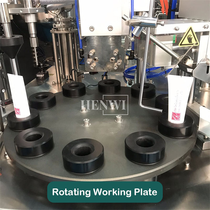 Semi-automatic tube filling and ultrasound sealing machine