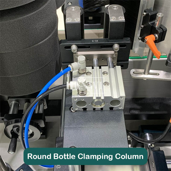 Automatic round and square bottle labeling machine with cover