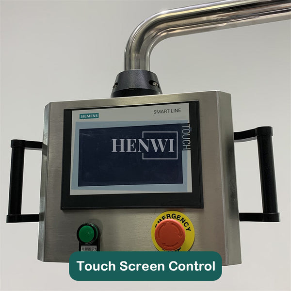 Automatic round and square bottle labeling machine with cover