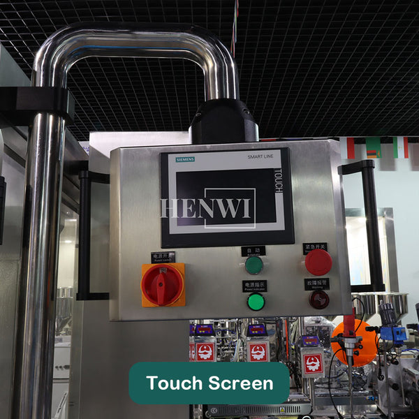 Henwi Automatic 6 Piston Paste Liquid Filling Machine