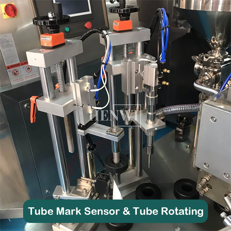 Semi-automatic tube filling and ultrasound sealing machine