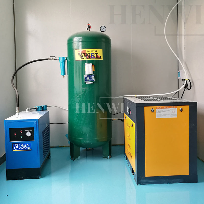 Screw type air compressor