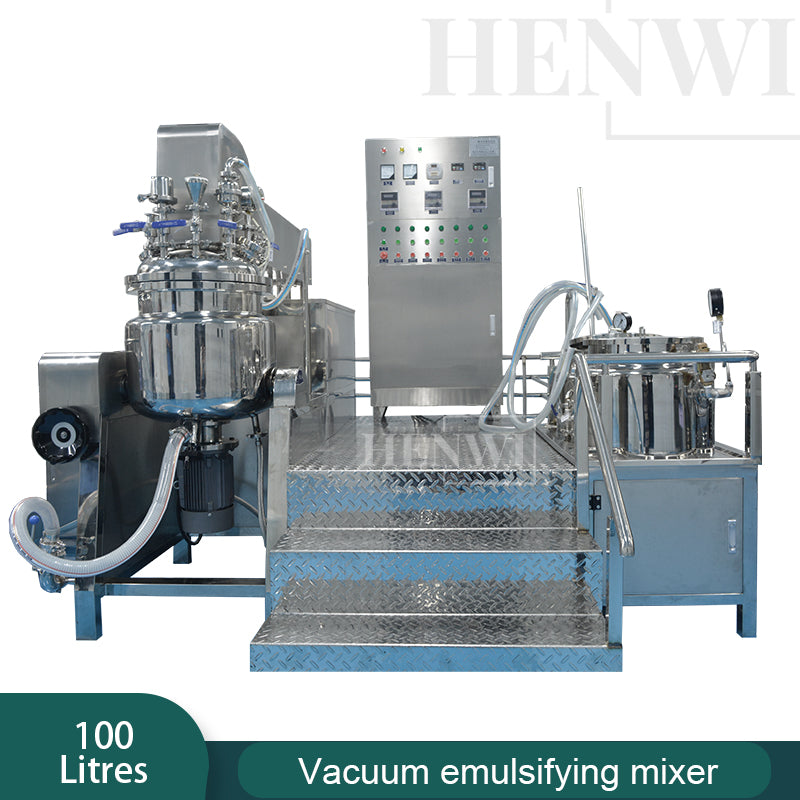 100 Litres Hydraulic Vacuum Emulsifying Mixer