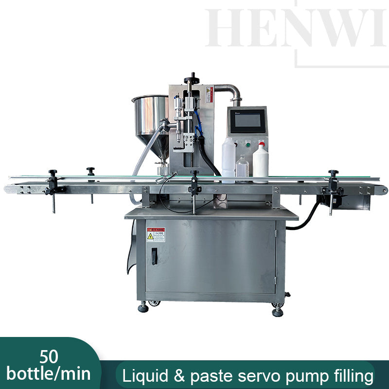 Henwi Automatic Gear Pump Paste Liquid Filling Machine