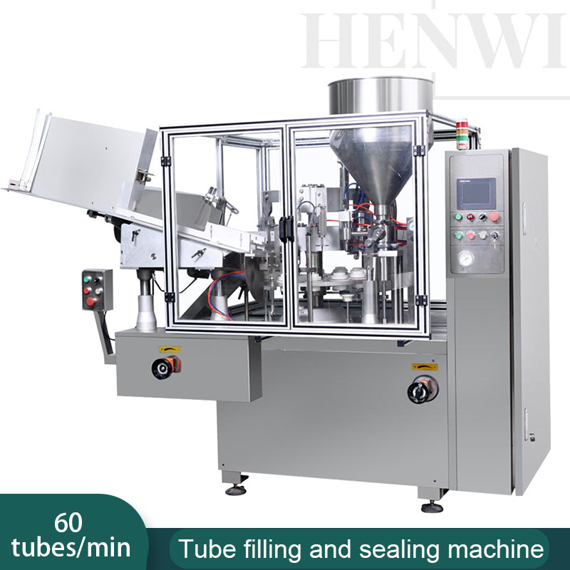 Automatic hot air tube filling and sealing machine