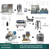 100L semi-automatic cosmetic cream & lotion production line