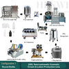 200L semi-automatic cosmetic cream & lotion production line