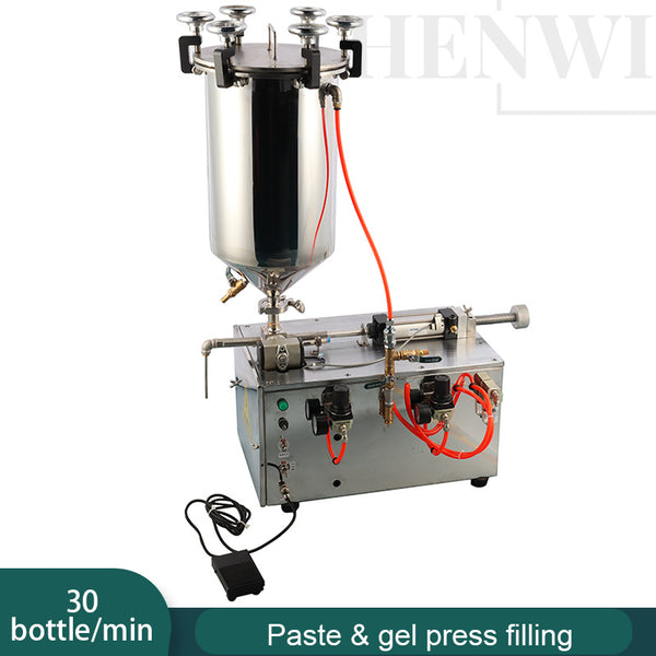 Semi-automatic press filling machine