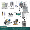 500L Semi-automatic Daily Liquid Chemicals Production Line