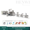 2000L semi-automatic cosmetic cream & lotion production line