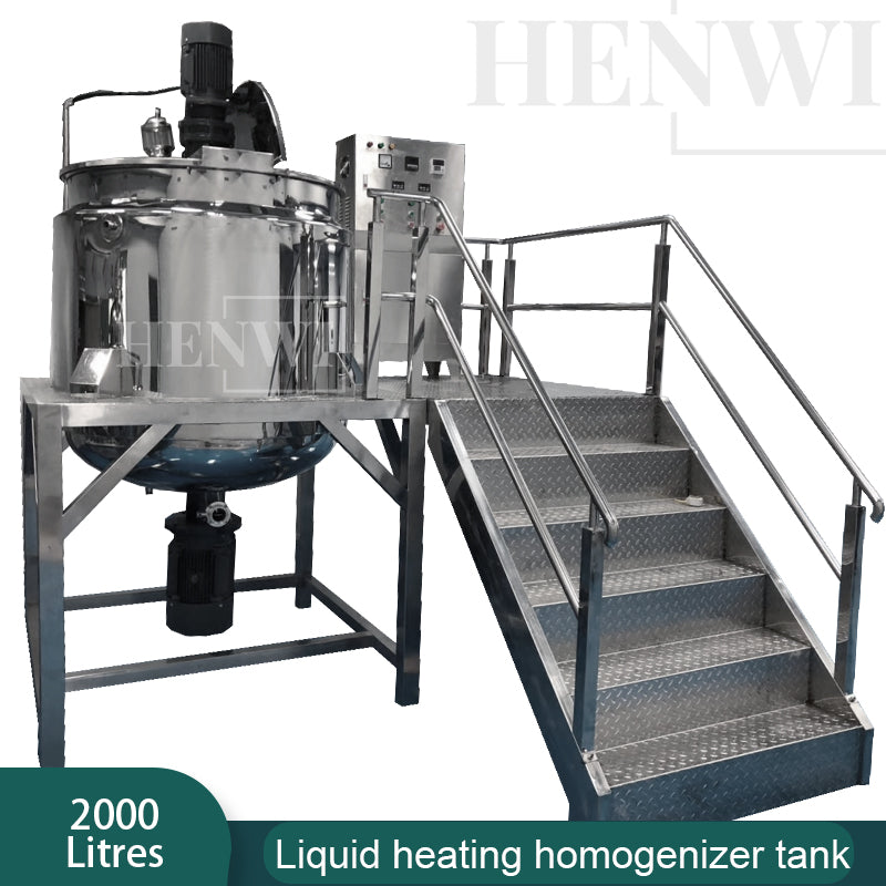 2000L Liquid Heating Homogenizing Mixer