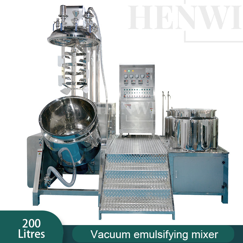 200 Litres Hydraulic Vacuum Emulsifying Mixer