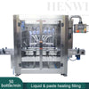 Henwi Automatic Heating 6 Piston Paste Liquid Filling Machine