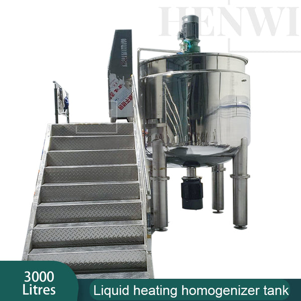 3000L Liquid Heating Homogenizing Mixer