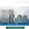 100L semi-automatic cosmetic cream & lotion production line