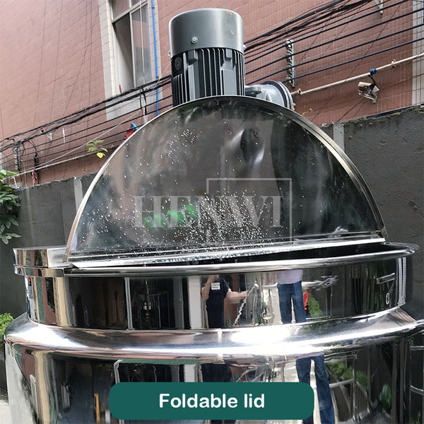 500L Liquid Heating Homogenizing Mixer