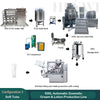 500L Automatic Cosmetic cream & lotion automatic production line