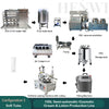 100L semi-automatic cosmetic cream & lotion production line