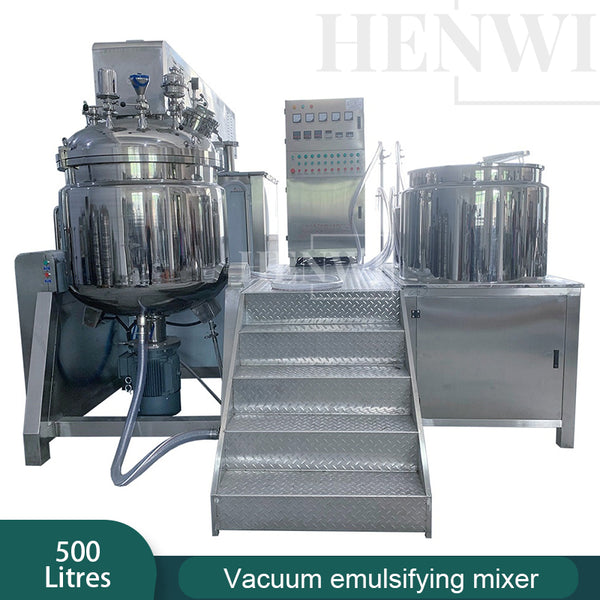 500 Litres Hydraulic Vacuum Emulsifying Mixer