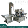 Automatic 8-wheels capping machine with cap feeder