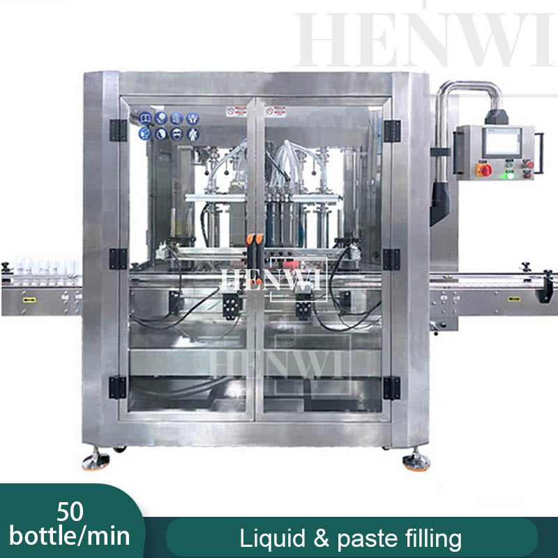 Henwi Automatic 6 Piston Paste Liquid Filling Machine