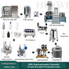 200L semi-automatic cosmetic cream & lotion production line