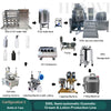 500L semi-automatic cosmetic cream & lotion production line