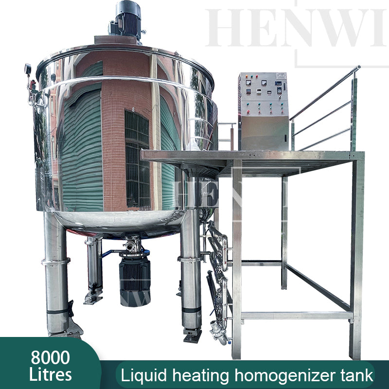 8000L Liquid Heating Homogenizing Mixer