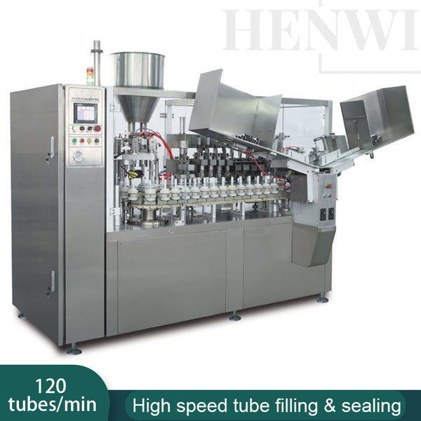 Automatic high speed tube filling and sealing machine