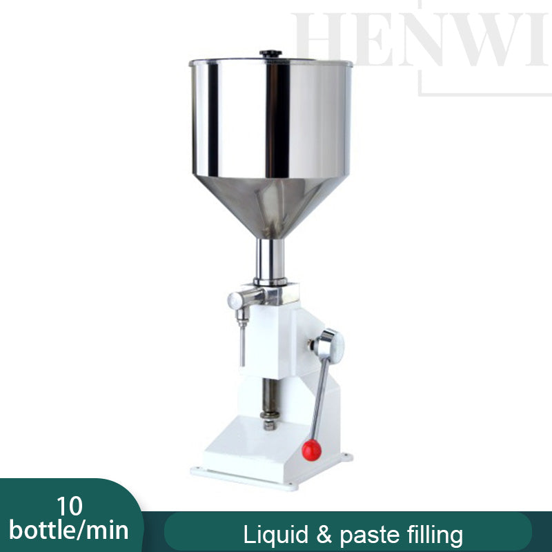 Semi-automatic manual piston filling machine