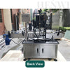 Automatic 4 wheels capping machine with cap feeder