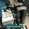 Automatic round bottle labeling machine with cover