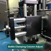 Automatic round bottle labeling machine with cover