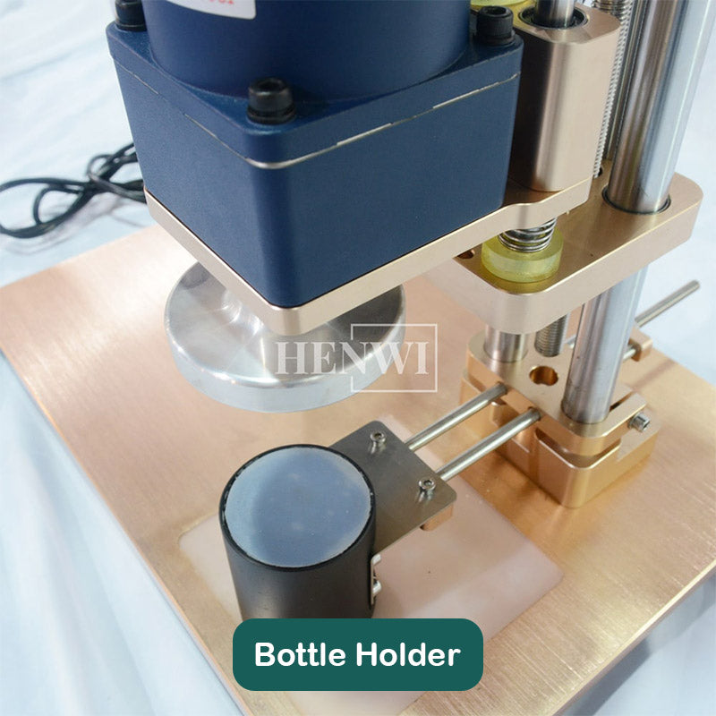 Semi-automatic jar capping machine