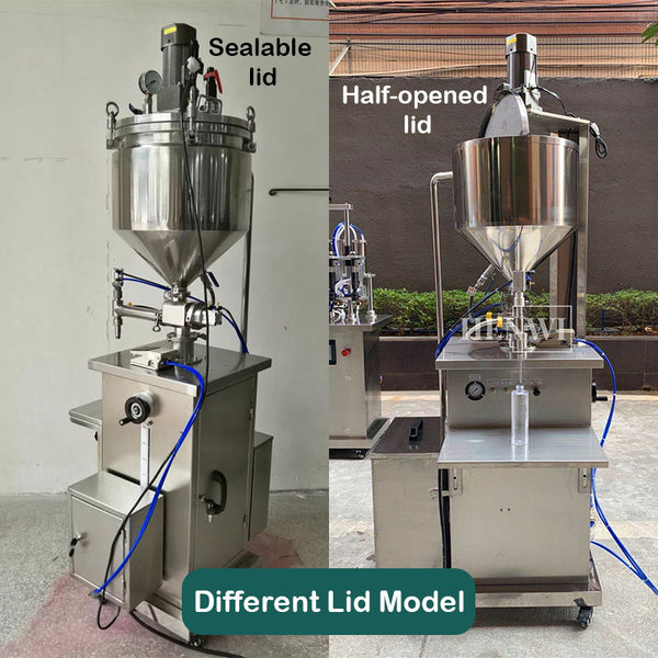 Semi-automatic vertical heating filling machine