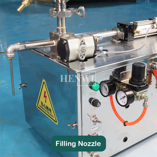 Semi-automatic press filling machine