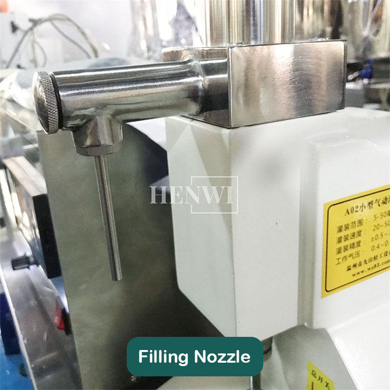 Semi-automatic small piston filling machine