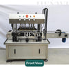 Automatic 8-wheels capping machine with cap feeder