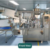 Automatic aluminum tube filling and sealing machine