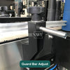 Automatic round bottle labeling machine with cover