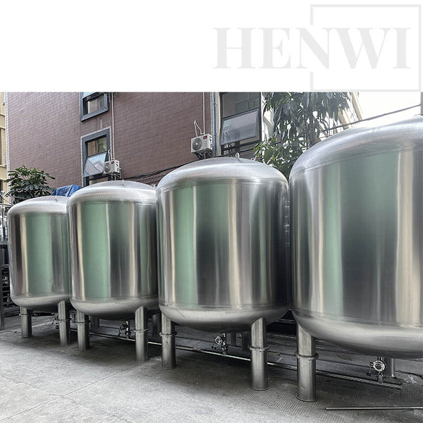 Stainless steel fixed type sealed lid storage tank